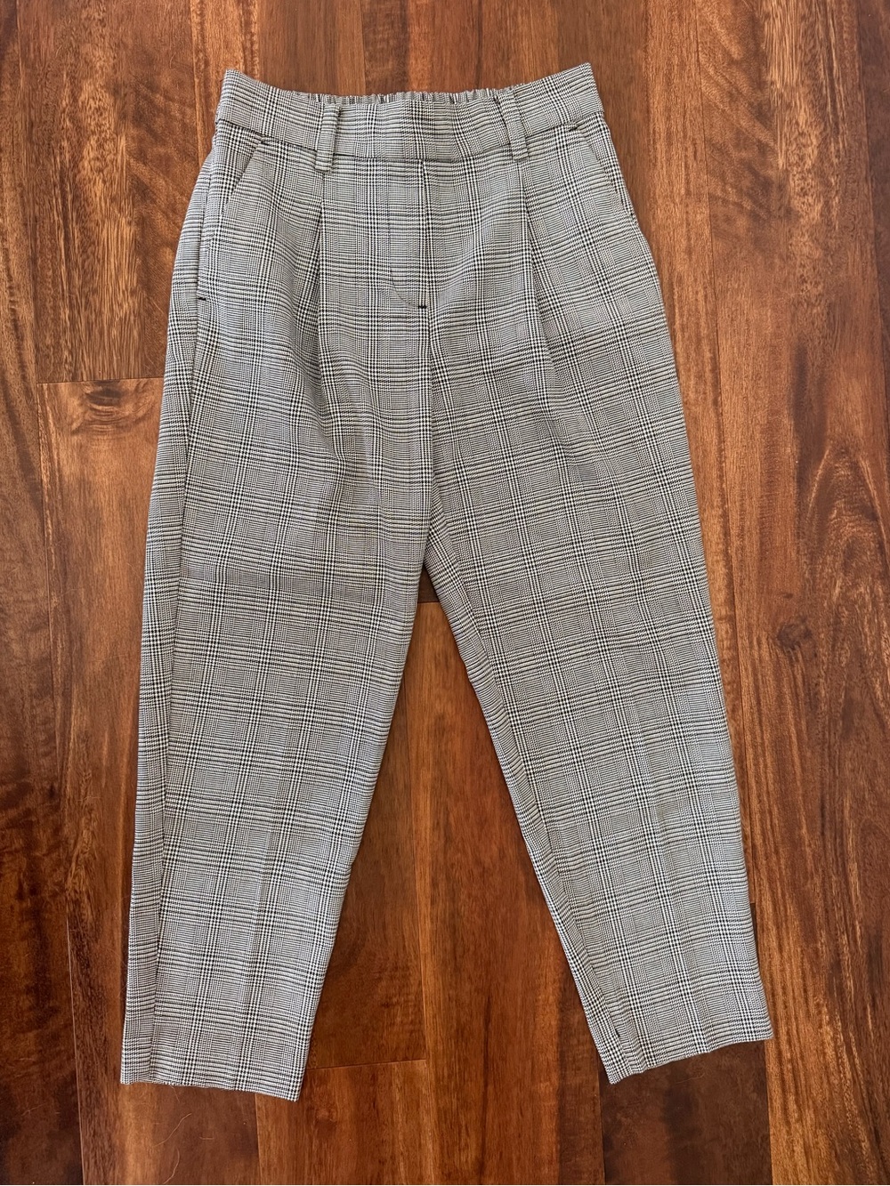 LOFT Women’s Gray Plaid Dress Pants - Size XSP